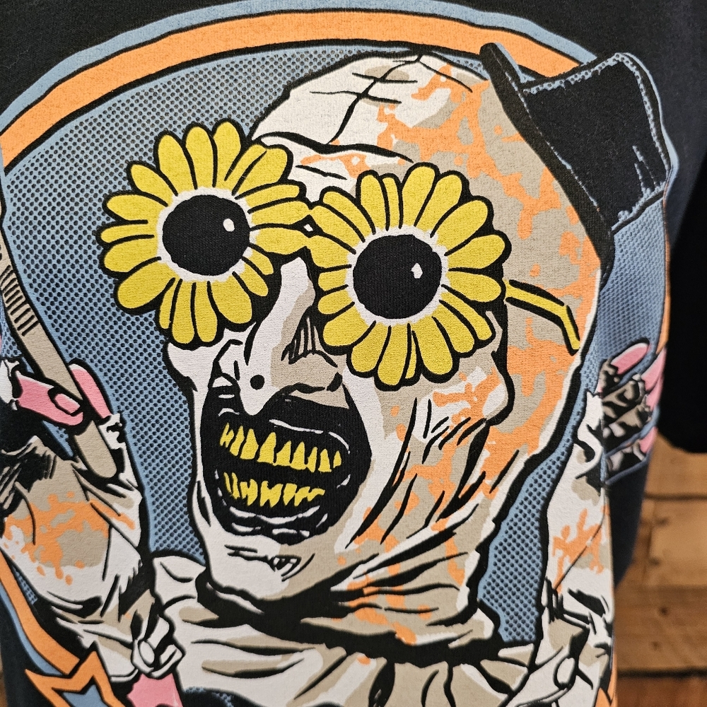 Terrifier Art The Clown "Cute But Psycho" T-shirt Unisex size Large - Picture 2 of 10